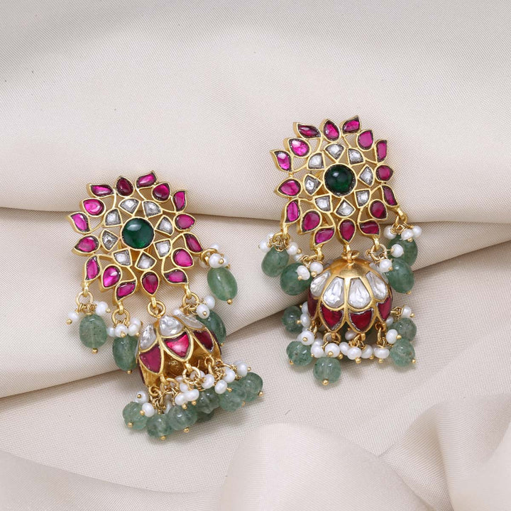 Charvika Kundan Jhumkas