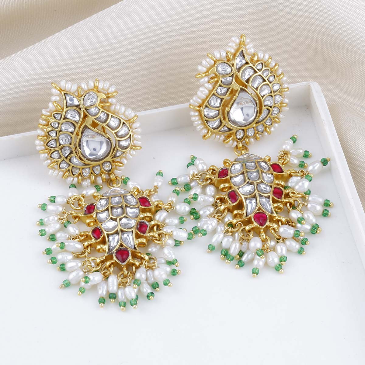 Multani thappa kundan earrings❤ #jewellerynecklace #eidcollection  #eidjewellery #foryou #pakistanifashion #pakistan#pakistaniwedding… |  Instagram